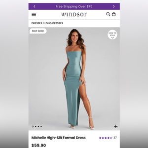 Formal dress, worn once size XS